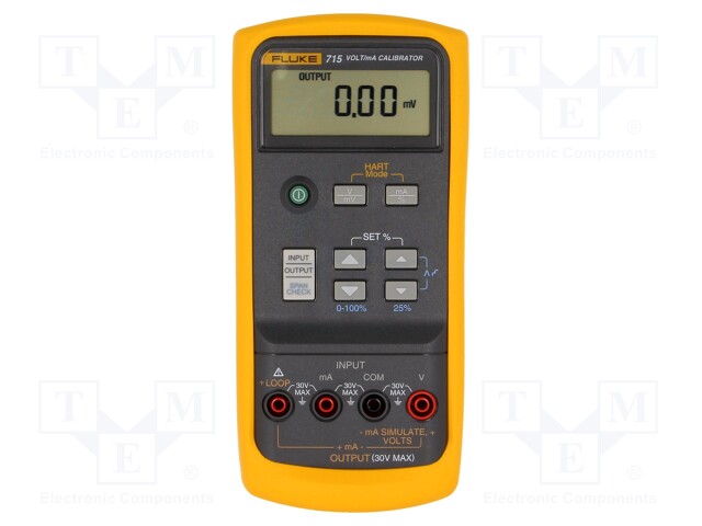 Calibrator; voltage,current; I DC: 0÷24mA (0,001mA resolution)