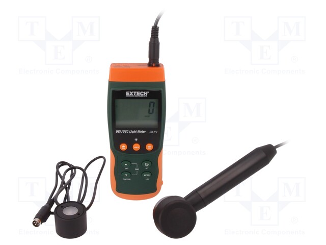 UV meter; LCD,with a backlit; 2/20mW/cm2; 182x73x47.5mm; 475g