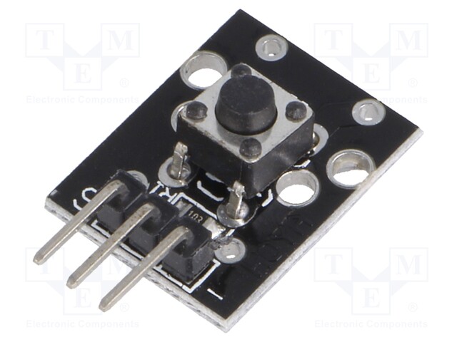 Module: button; Mounting: screw; pin strips