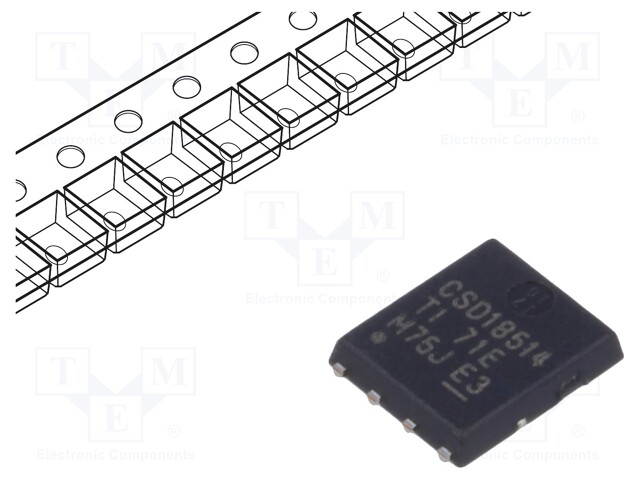 Transistor: N-MOSFET; unipolar; 40V; 50A; 74W; VSONP8 5x6mm
