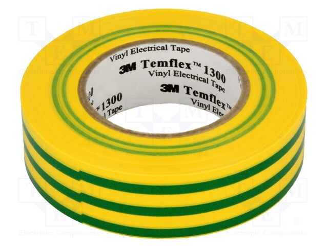 Tape: electrical insulating; W: 19mm; L: 20m; D: 0.13mm; rubber; 125%