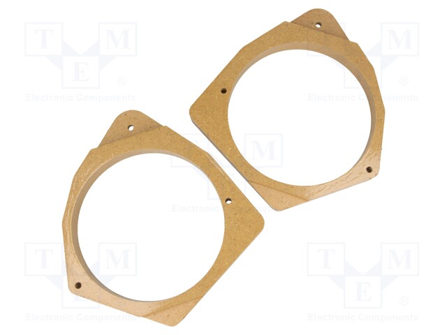 Spacer ring; MDF; 165mm; Toyota; impregnated,varnished