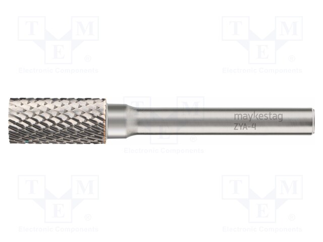 Rotary burr; Ø: 3mm; L: 38mm; metal; Working part len: 10mm; rod 3mm