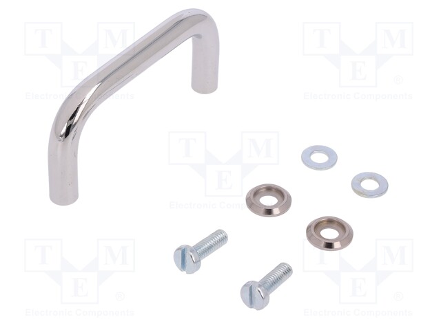 Handle; Mat: chromium plated steel; chromium plated; H: 30mm