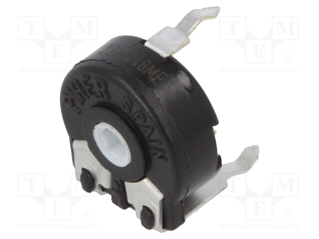 Potentiometer: mounting; single turn,horizontal; 22kΩ; 150mW