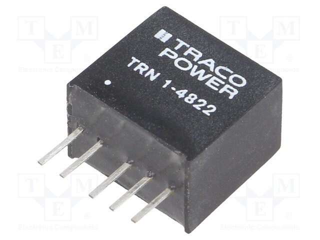 Converter: DC/DC; 1W; Uin: 36÷75V; Uout: 12VDC; Uout2: -12VDC; SIP