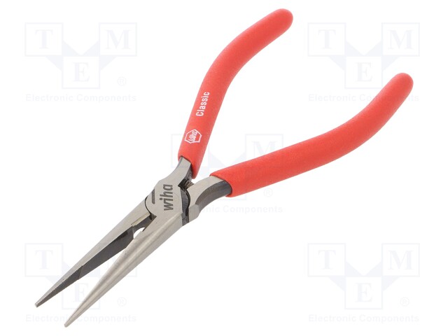 Pliers; precision,half-rounded nose,universal; 160mm; Classic