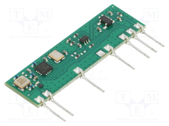 Module: RF; FM receiver; FSK; 433.92MHz; -110dBm; 5VDC; 36x17x2.5mm