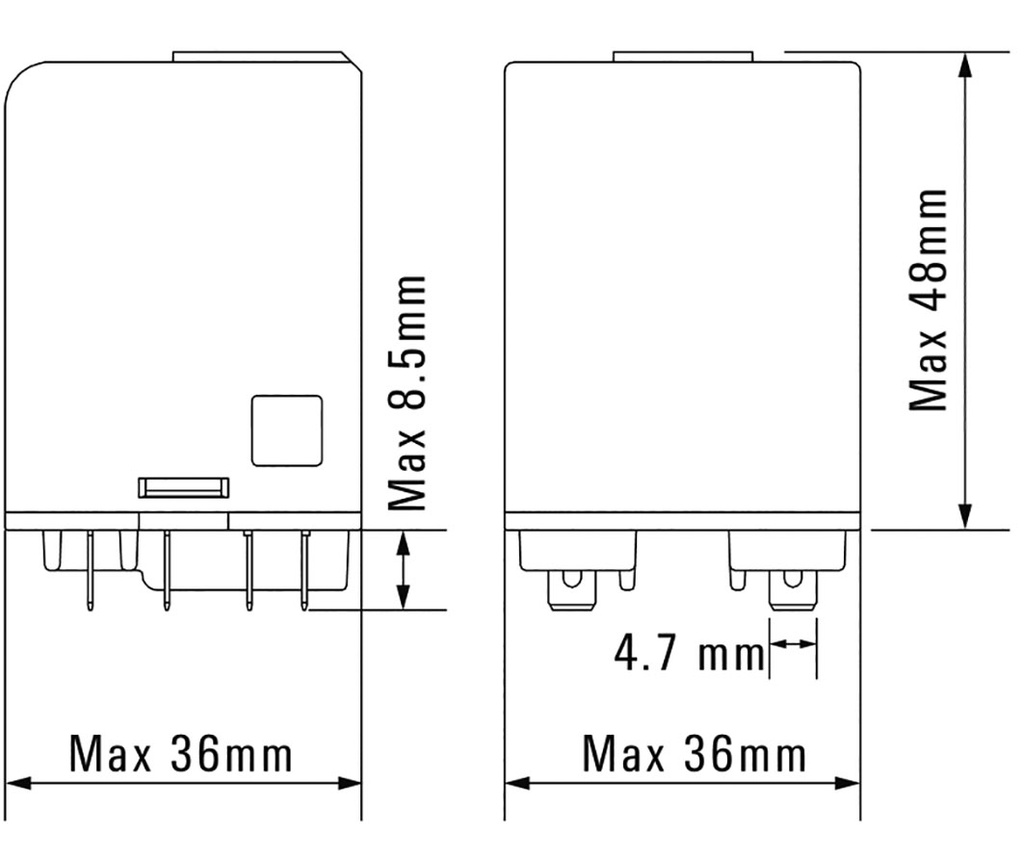 Relay: electromagnetic; SPST-NO; Ucoil: 24VDC; Icontacts max: 16A