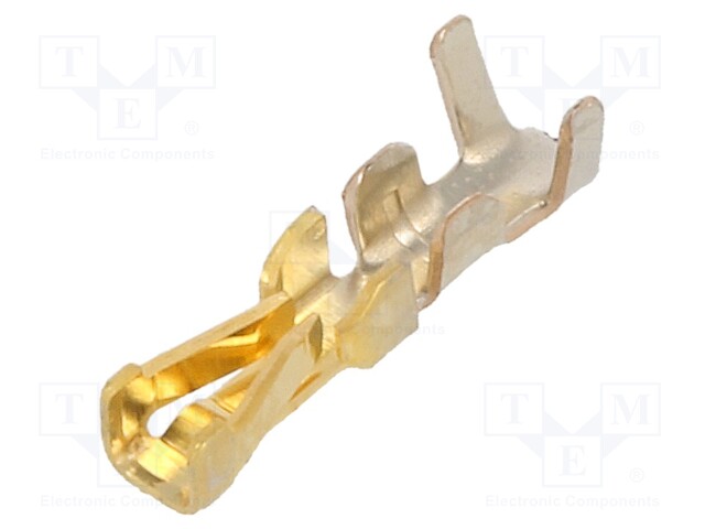 Contact; female; 30AWG÷26AWG; Minitek; gold-plated; cut from reel