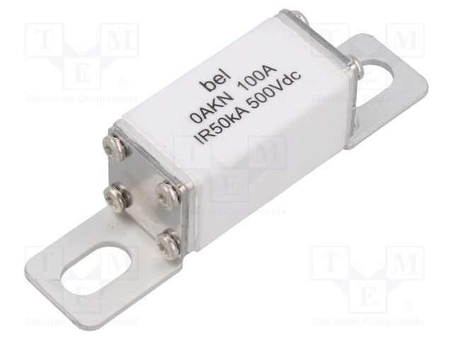 Fuse: fuse; 100A; 500VDC; ceramic