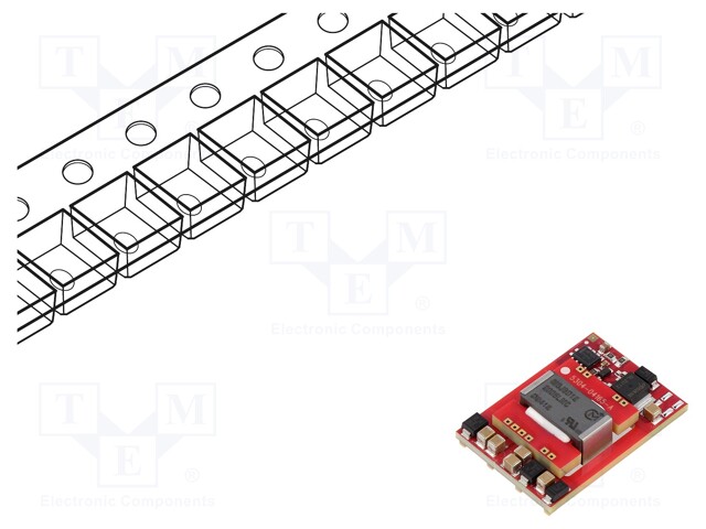 Isolated Board Mount DC/DC Converter, Gate Drive, 2 Output, 4.8 W, 20 V, 240 mA, -5 V