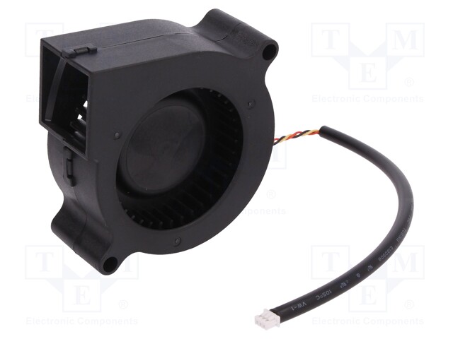 Fan: DC; blower; 12VDC; 60x60x25mm; 9.3m3/h; 29dBA