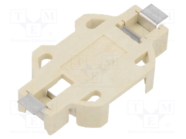 Socket; BR1632,CR1632; Batt.no: 1; horizontal,SMD