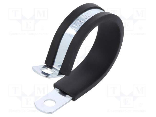 Fixing clamp; ØBundle : 34.9÷36.5mm; W: 13mm; steel; Man.series: SL