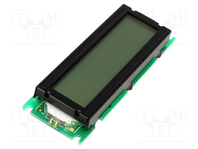 Display: LCD; alphanumeric; FSTN Positive; 16x2; 85x30x13.6mm; LED