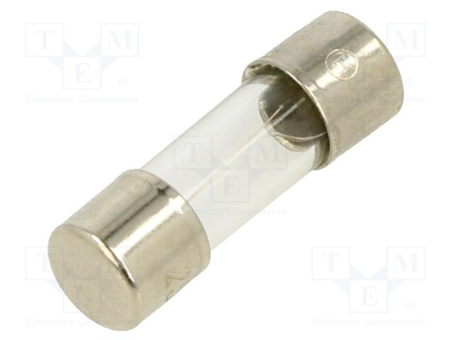 Fuse: fuse; 500mA; 250VAC; glass; 4.5x15mm