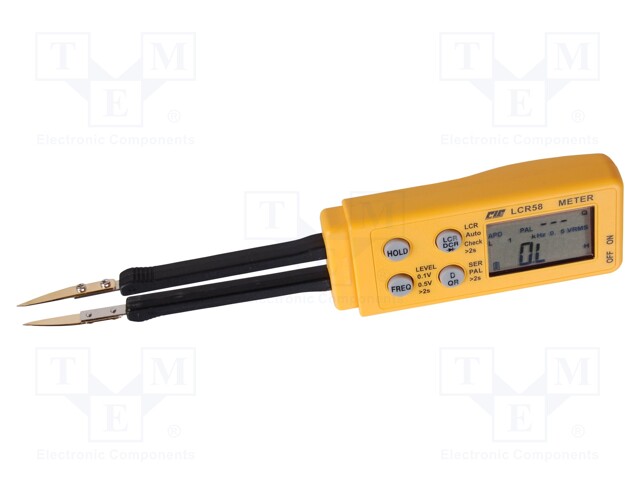 Tester: electronic components; LCD (6000); Sampling: 2x/s; 110g