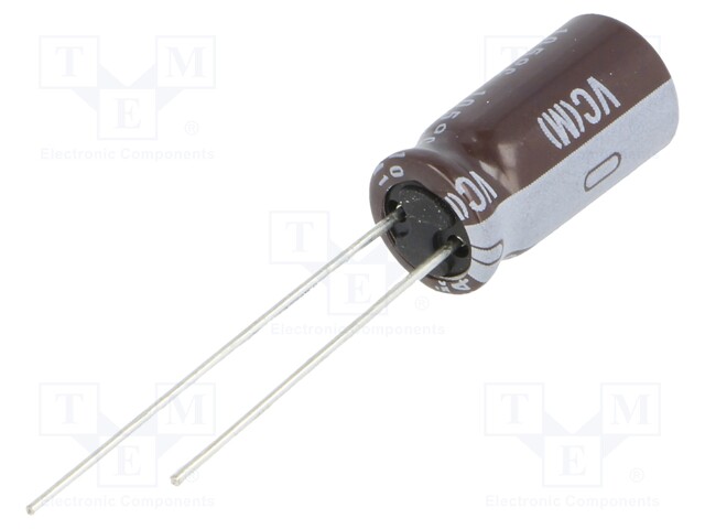 Capacitor: electrolytic; THT; 8.2uF; 400VDC; 3.5mm; ±20%; -40÷105°C