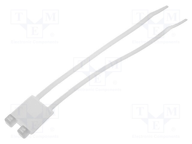 Cable tie; with label; L: 205mm; W: 4.7mm; polyamide; 225N; natural