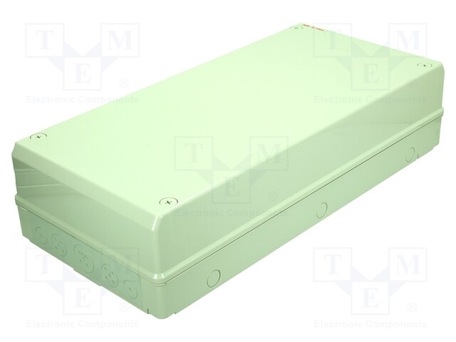 Enclosure: multipurpose; X: 275mm; Y: 570mm; Z: 140mm; polycarbonate