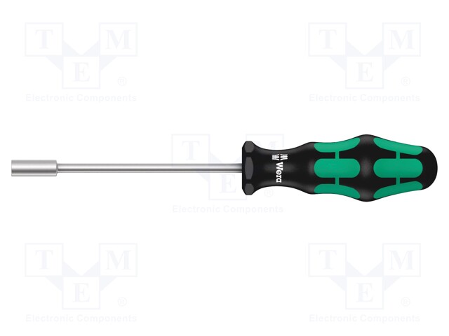 Screwdriver; hex socket; Blade length: 125mm; Overall len: 223mm