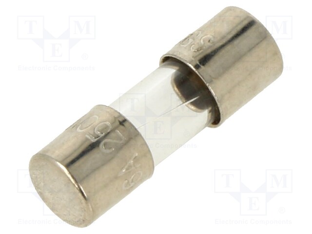 Fuse: fuse; 6A; 250VAC; glass; 4.5x15mm