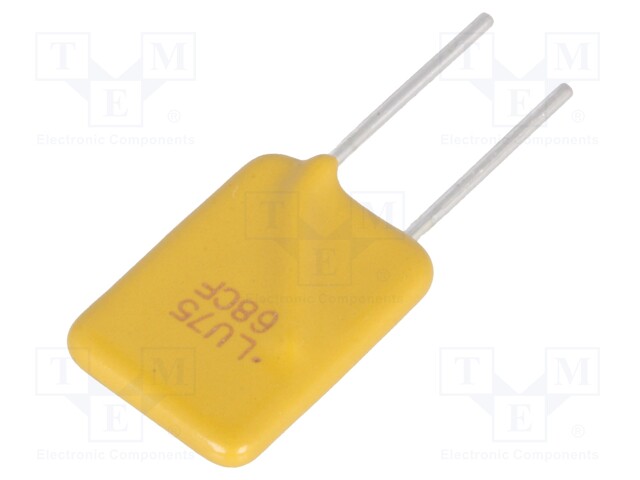 Fuse: PTC polymer; 750mA; Package: bag; Ø0.81x7.6mm