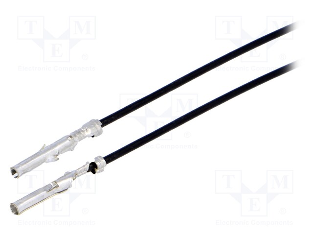 Contact; female; 22AWG; Standard .062"; tinned; Len: 0.3m