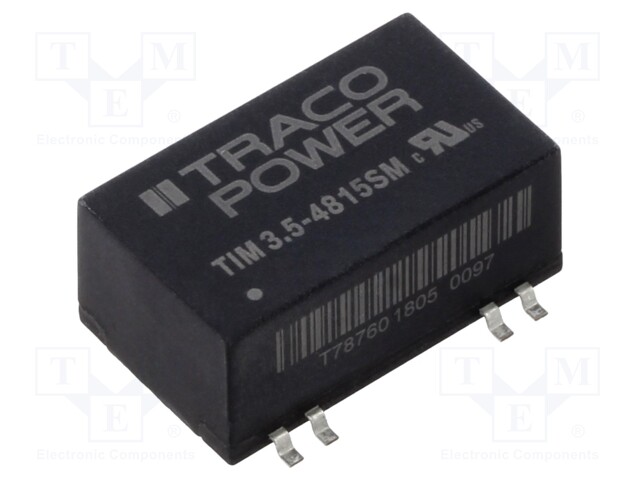 Converter: DC/DC; 3.5W; Uin: 36÷75V; 24VDC; Iout: 146mA; SMD; 7g