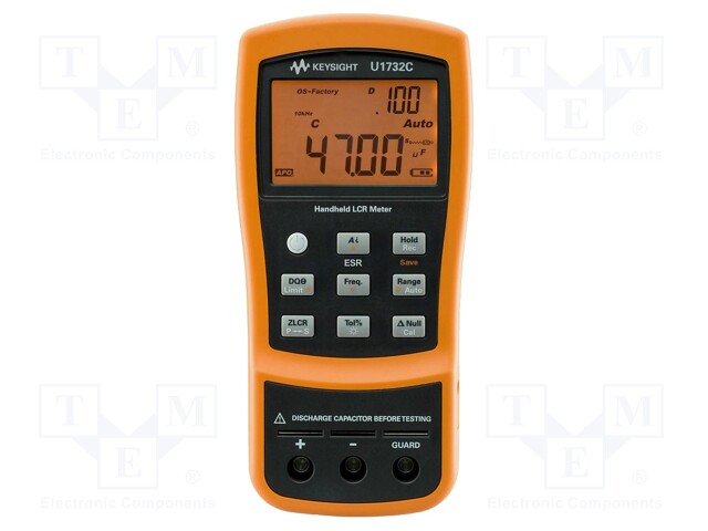 LCR meter; LCD (20000); 2/20/200/2k/20k/200k/2M/20M/200MΩ; 337g