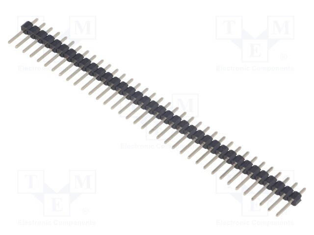 Pin header; pin strips; male; PIN: 36; straight; 2.54mm; THT; 1x36