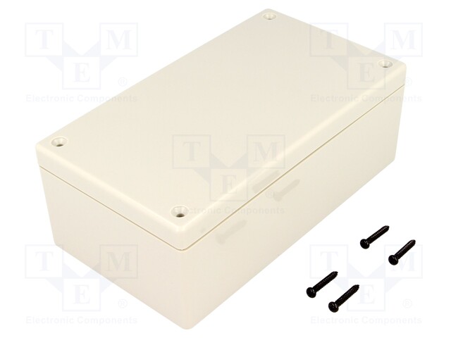 Enclosure: multipurpose; X: 75mm; Y: 135mm; Z: 50mm; UTILITY BOX; ABS