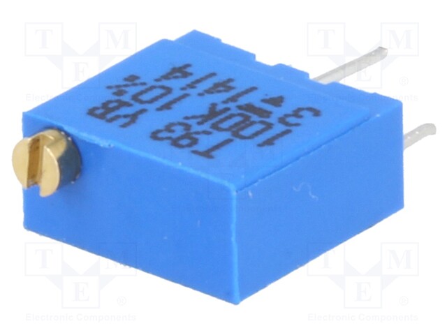 Potentiometer: mounting; multiturn; 100kΩ; 500mW; THT; ±10%; linear