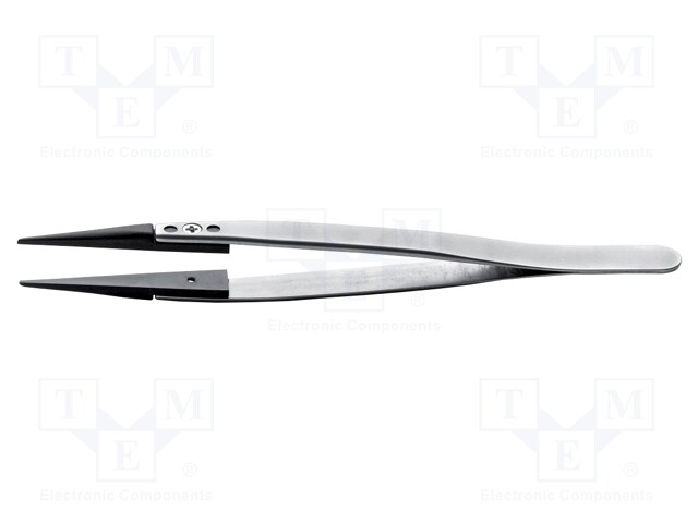 Tweezers; replaceable tips; Blade tip shape: flat; ESD