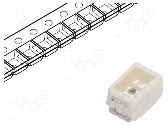 LED; SMD; Mini PLCC2,2014; yellow; 15.2÷48mlm; 4.5÷18mcd; 120°