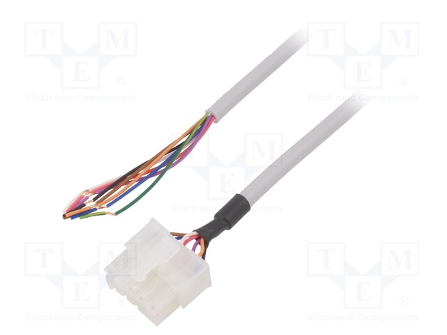 Mains cable; ESD; Ø5.3x2000mm; Pwr lead length: 2m