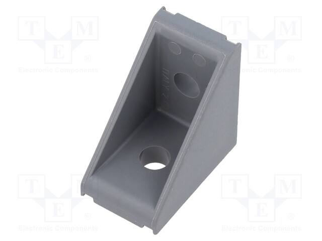 Angle bracket; for profiles; Width of the groove: 8mm; W: 25mm