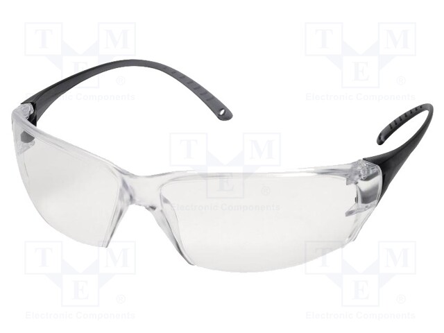 Safety spectacles; Lens: transparent; Classes: 1; Series: MILO