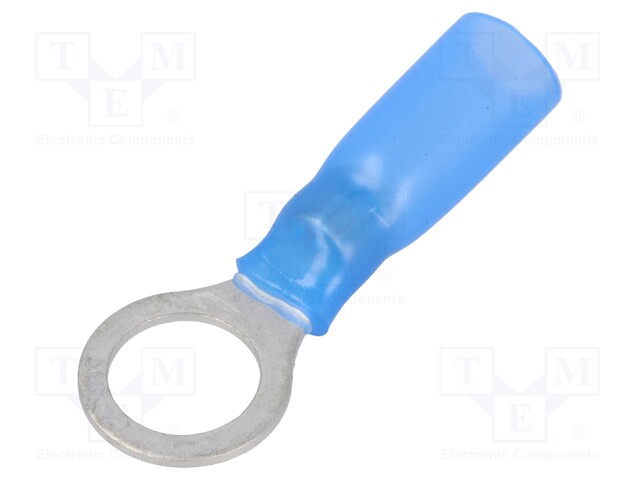 Ring terminal; M8; Ø: 8.4mm; 1.5÷2.5mm2; crimped; for cable; blue