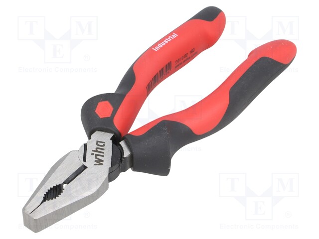 Pliers; universal; 160mm; Industrial; Blade: about 64 HRC