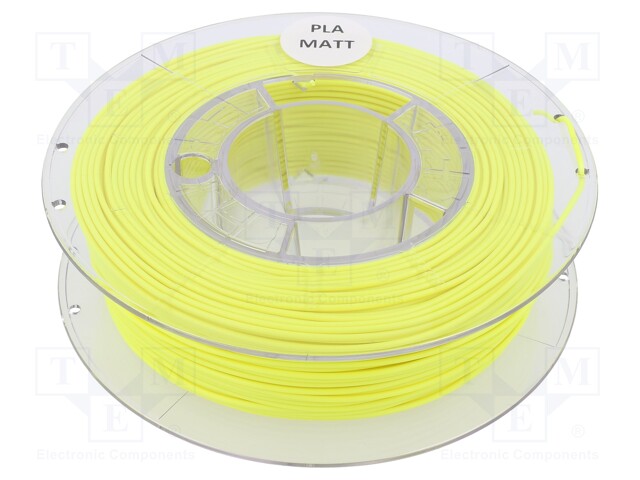 Filament: PLA; Ø: 1.75mm; yellow (bright); 200÷235°C; 330g