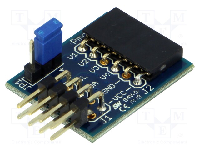 Pmod module; A/D converter; I2C; AD7991; 12bit; 2048mV