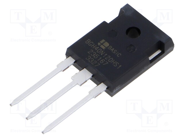 Transistor: IGBT; SiC SBD; 1.2kV; 40A; TO247-3