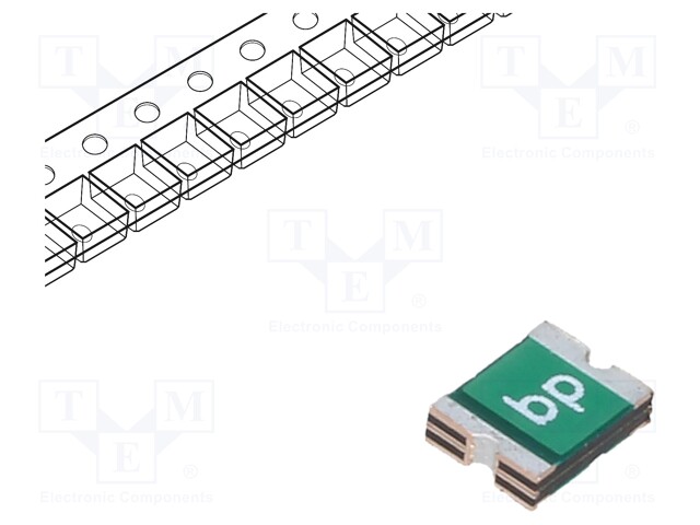 Fuse: PTC polymer; 750mA; Imax: 100A; Case: 1210; 0ZCH