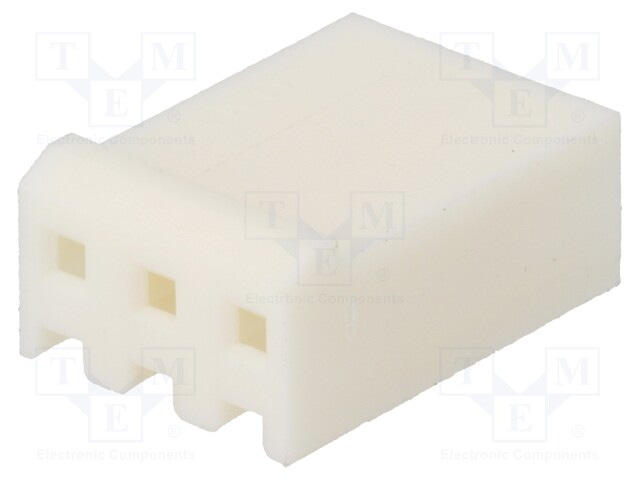 Plug; wire-board; female; SL-156; 3.96mm; PIN: 3; w/o contacts