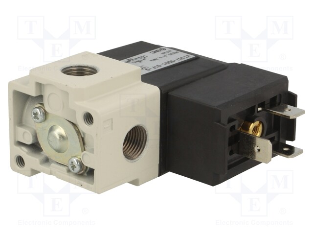 Electromagnetic valve; Pressure: 0÷9bar; Temp: 0÷50°C; Usup: 24VDC