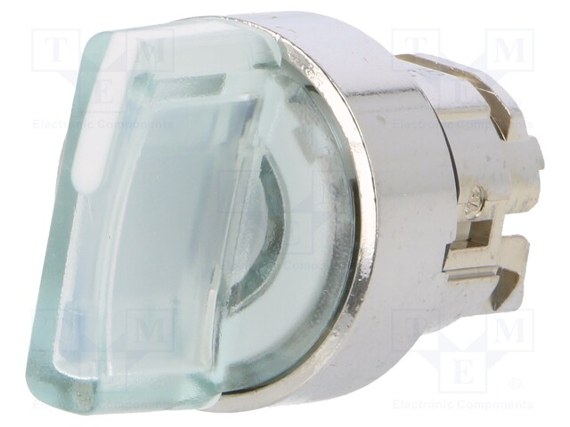 Switch: rotary; Stabl.pos: 1; 22mm; white; Illumin: LED; IP66; Pos: 3