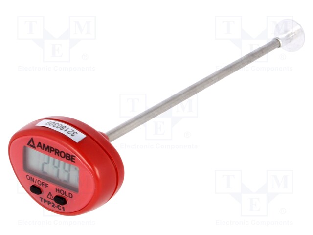 Temperature meter; LCD 3,5 digit; -50÷250°C; Accur: ±(2% + 1°C)