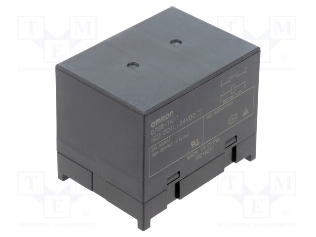 Relay: electromagnetic; SPST-NO; Ucoil: 24VDC; 100A; max.800VAC